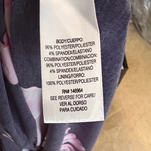 Floral Maxi Dress - Pink and Black - Picture 3 of 3